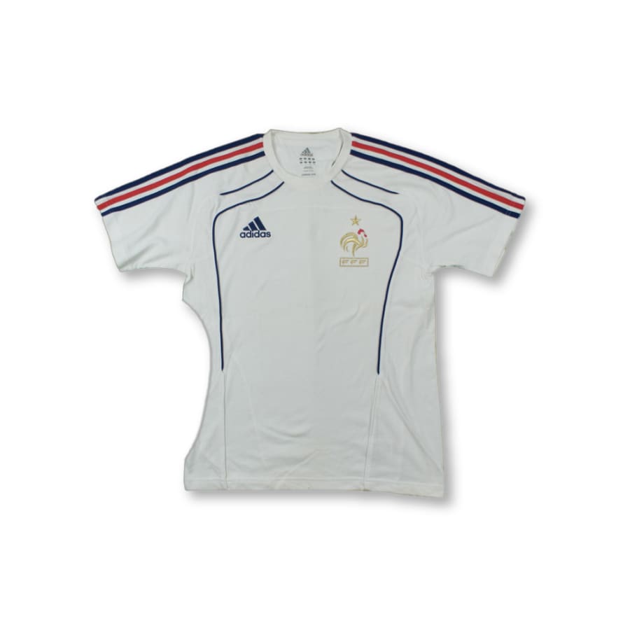 Maillot de foot vintage polo supporter Equipe de France 2010-2011 - Adidas - Equipe de France