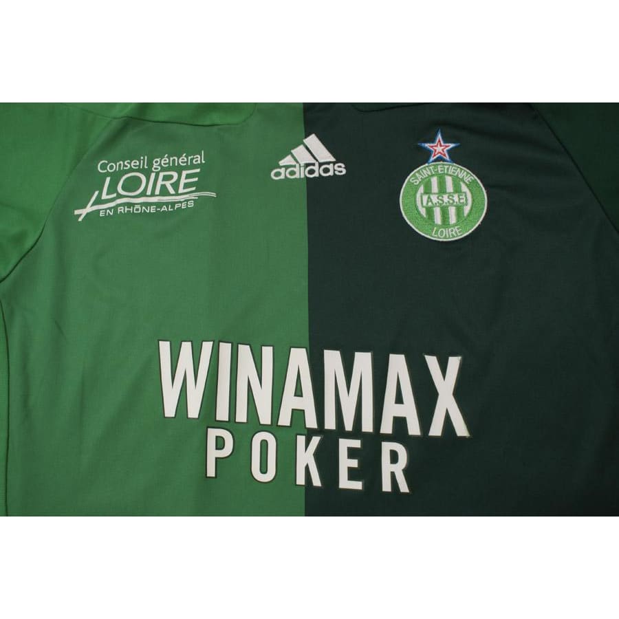 Maillot de football AS Saint-Etienne Winamax Poker 2010-2011 - Adidas - AS Saint-Etienne