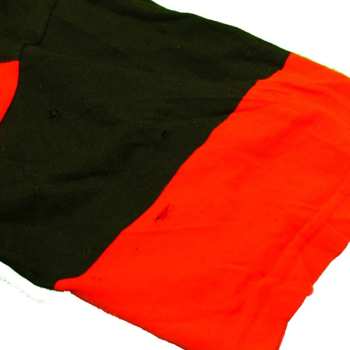 Maillot Vintage Flamengo Années 80 – Grandes Rayures – Brésil – Taille L – Rouge Et Noir