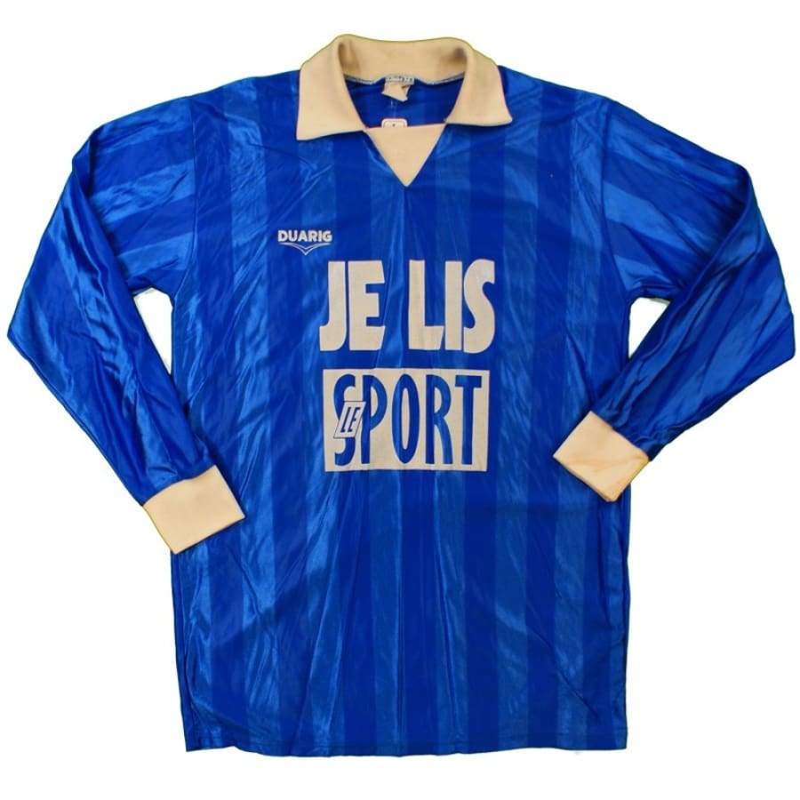 Maillot de football coupe de France 1989 N°10-JE LIS LE SPORT - Duarig - Coupe de France