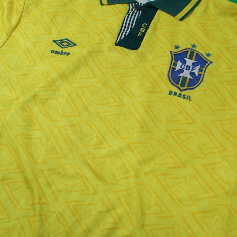 Maillot BRÉSIL BRAZIL BRASIL 1991 1992 1993 vintage UMBRO
