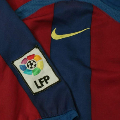 Maillot de football équipe du FC Barcelone 2004-2006 N°10 Ronaldinho - Nike - Barcelone