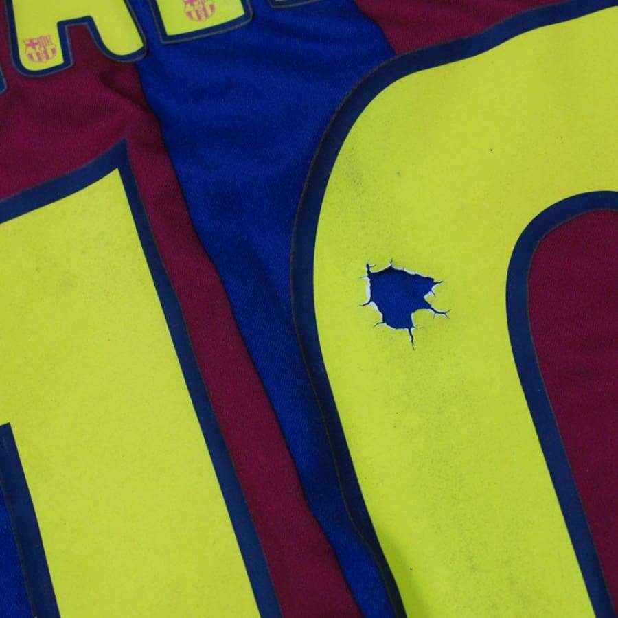 Maillot de football équipe du FC Barcelone 2004-2006 N°10 Ronaldinho - Nike - Barcelone