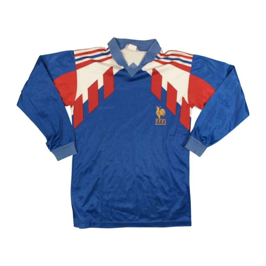 Maillot de football équipe de France 1990-1991 - Adidas - Equipe de France