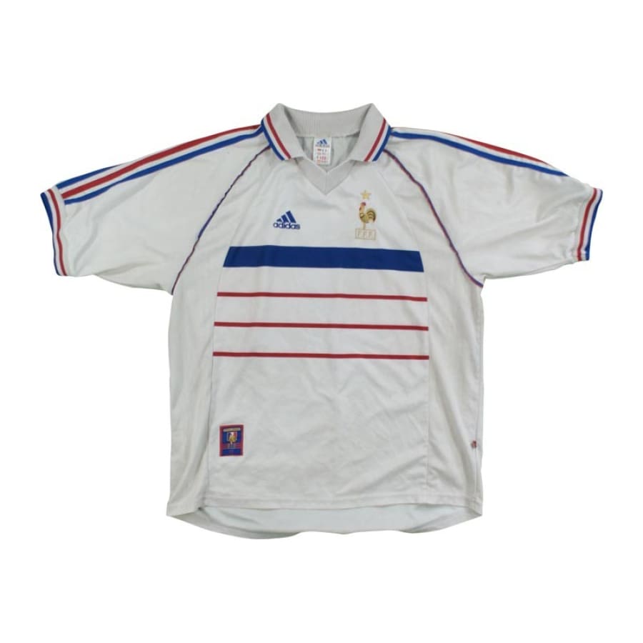Maillot de football équipe de France 1999-2000 n°7 Phildar - Adidas - Equipe de France