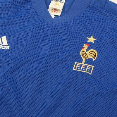 Maillot de football équipe de France 2002-2003 Dédicacé - Adidas - Equipe de France