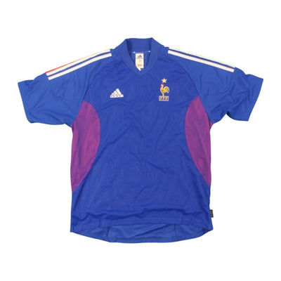 Maillot de football équipe de France 2002-2003 Dédicacé - Adidas - Equipe de France