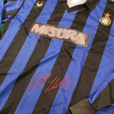 Maillot de football équipe de lInter Milan 1989-1990 n°10 - Uhlsport - Inter Milan