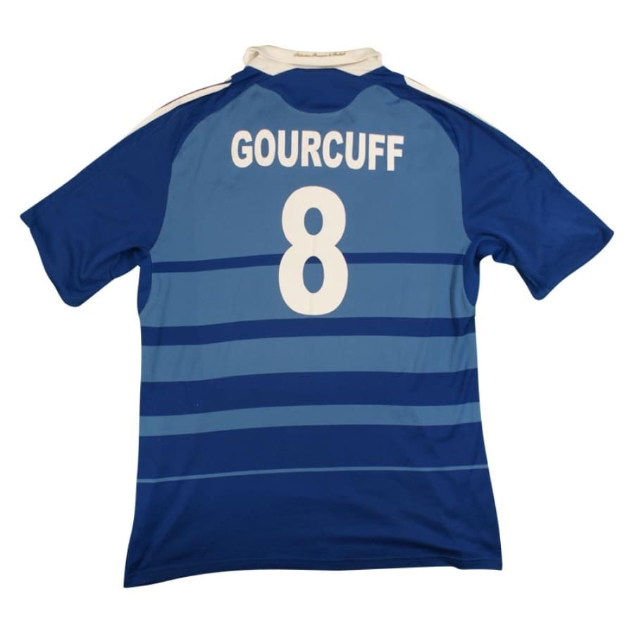 Maillot de football équipe de football n°8 Gourcuff 2010 - Adidas - Equipe de France