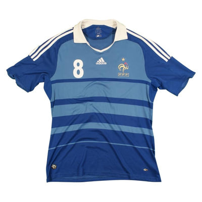 Maillot de football équipe de football n°8 Gourcuff 2010 - Adidas - Equipe de France