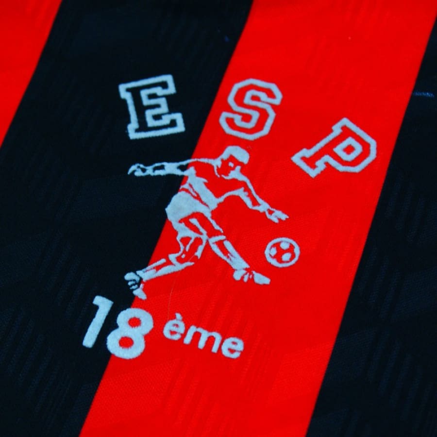 Maillot De Foot ES Parisienne-ABM N°12 – Domicile, Manches Longues, Taille XL