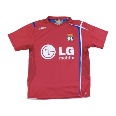 Maillot de football extérieur OL-Olympique Lyonnais LG Mobile 2005-2006 - Umbro - Olympique Lyonnais