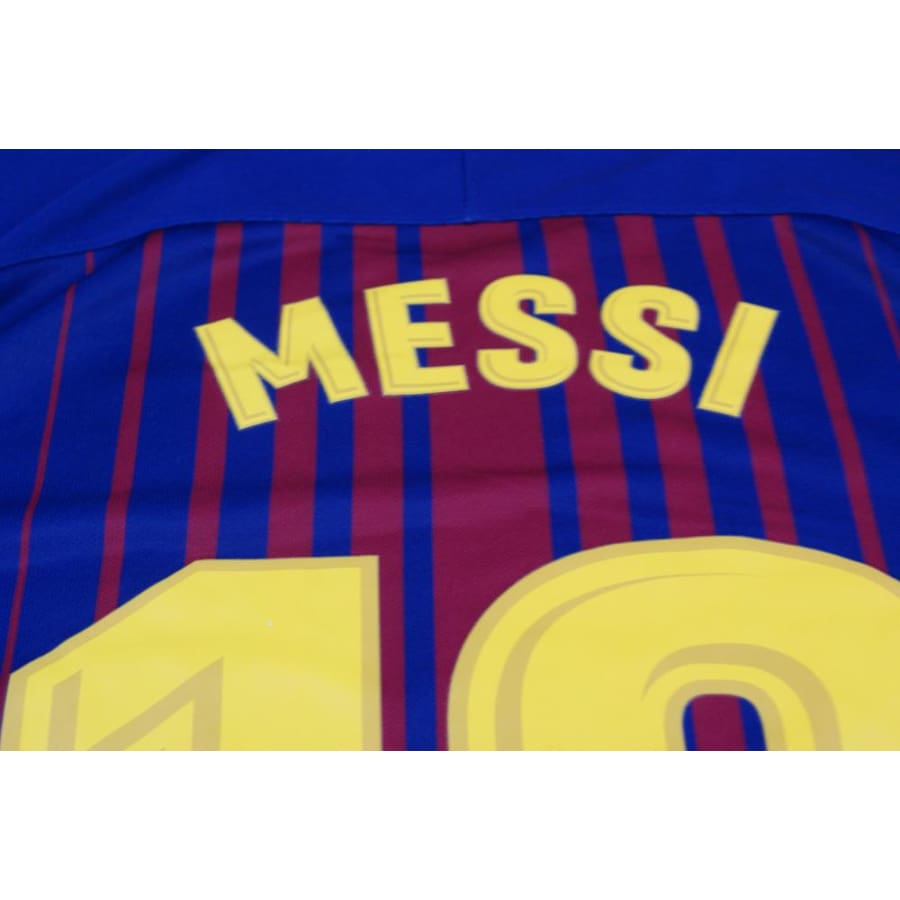 Maillot de football FC Barcelone domicile N°10 MESSI 2017-2018 - Nike - Barcelone