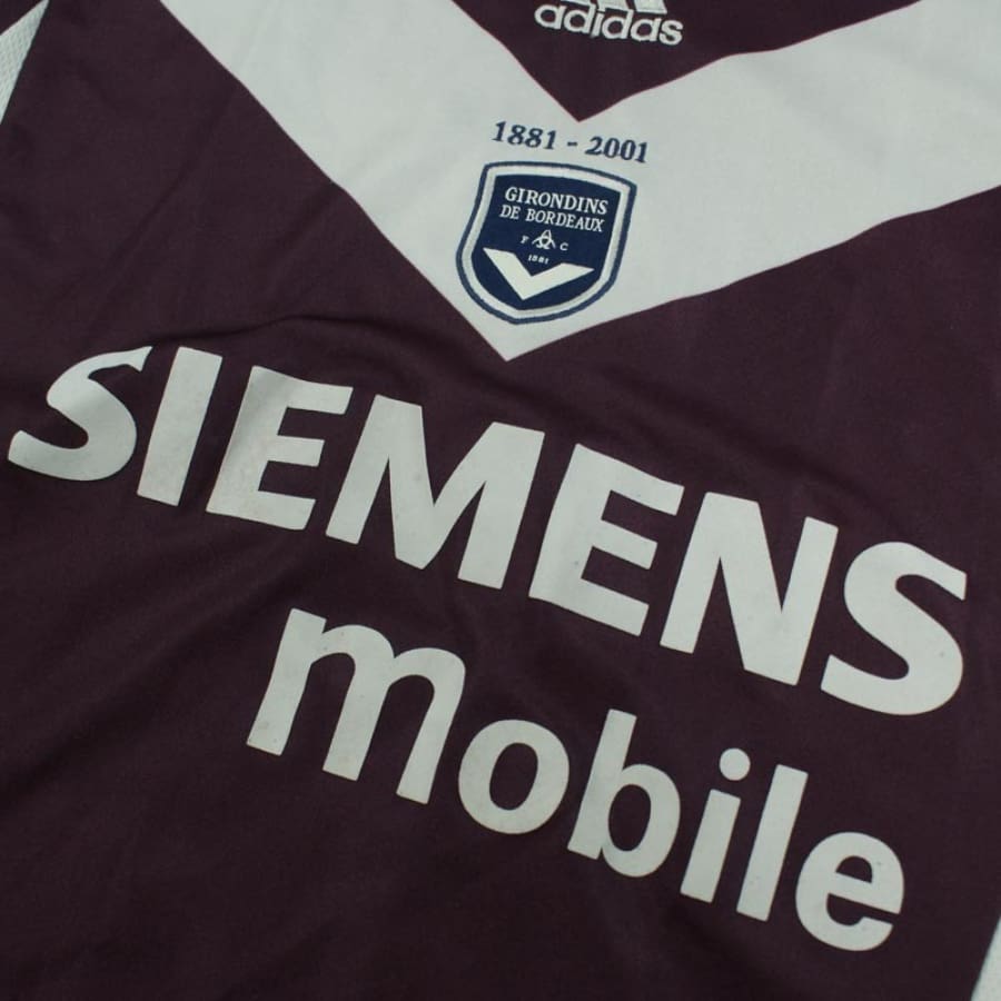 Maillot Vintage Girondins De Bordeaux Domicile 2001-2003 – Adidas – Taille XL