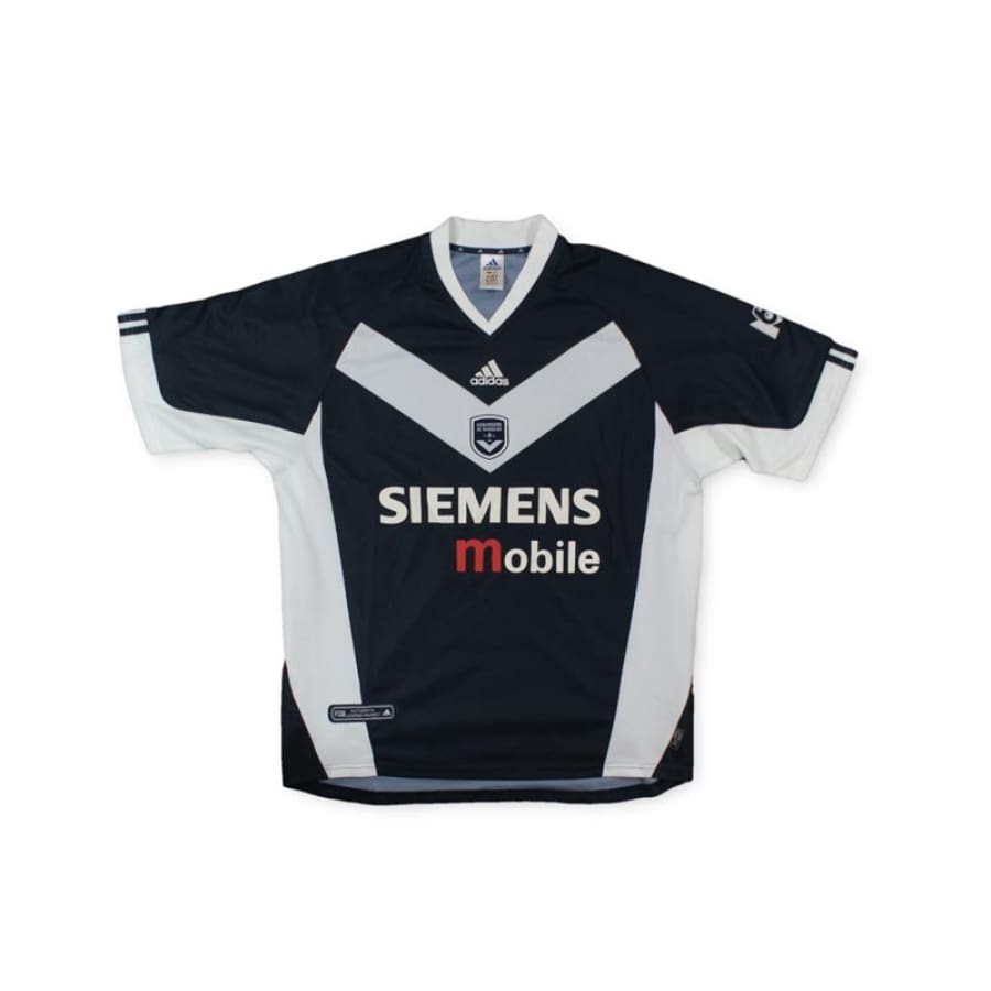 Maillot de football Girondin de Bordeaux Siemens Mobile 2001-2002 - Adidas - Girondins de Bordeaux