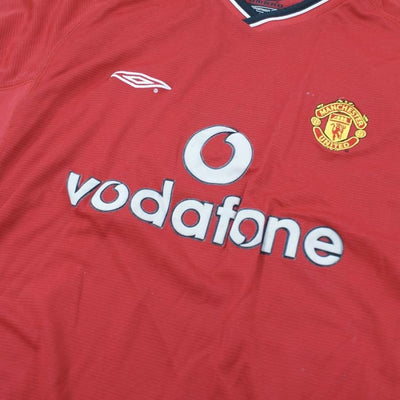 Maillot de football Manchester United 2001-2002 N°8 - Umbro - Manchester United