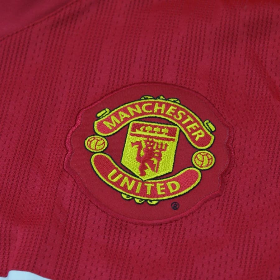 Maillot de football Manchester United n°4 Sully 2007-2008 - Nike - Manchester United