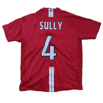 Maillot de football Manchester United n°4 Sully 2007-2008 - Nike - Manchester United