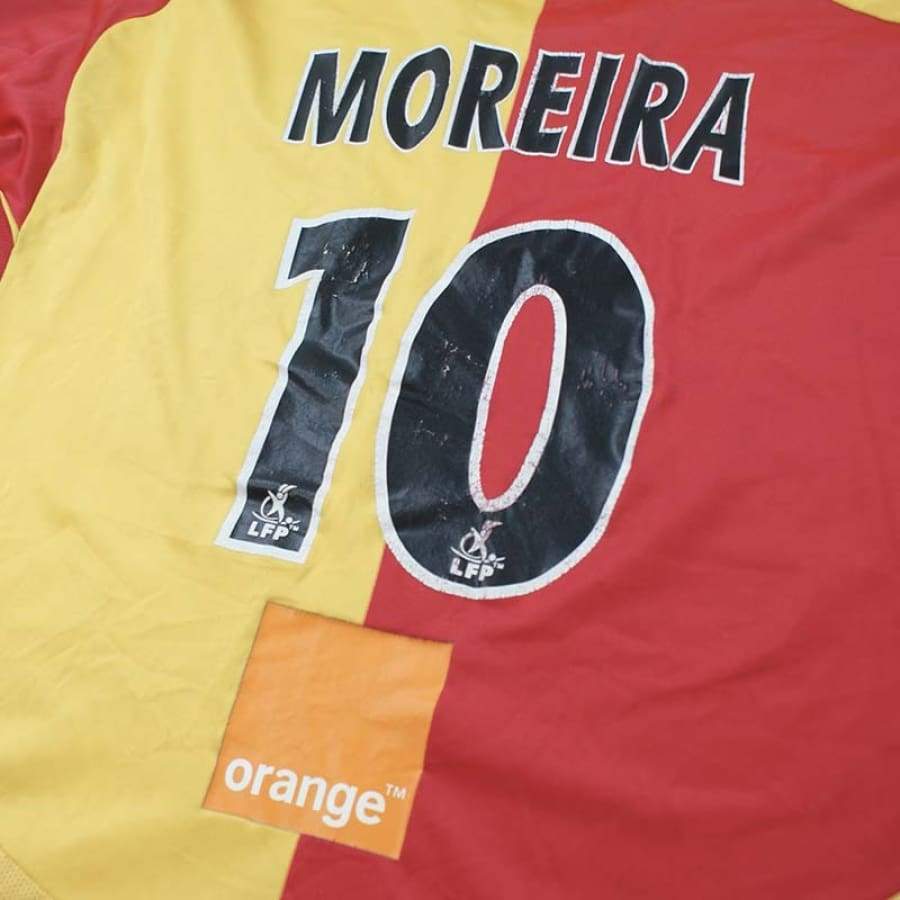 Maillot de football RC Lens 2003-2004 N°10 Moreira - Nike - RC Lens