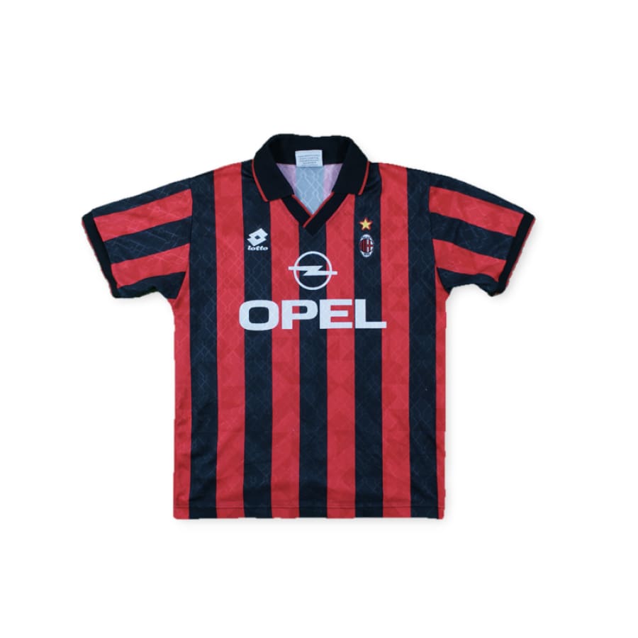 Maillot De Football AC Milan Extérieur - Vintage 1995-1997, Taille M, Blanc, état Parfait