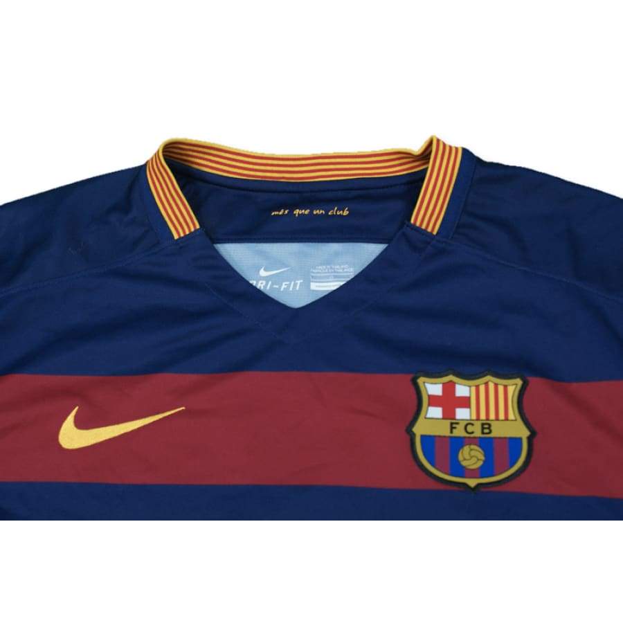 Maillot de football retro Barcelone FC N°3 2015-2016 - Nike - Barcelone