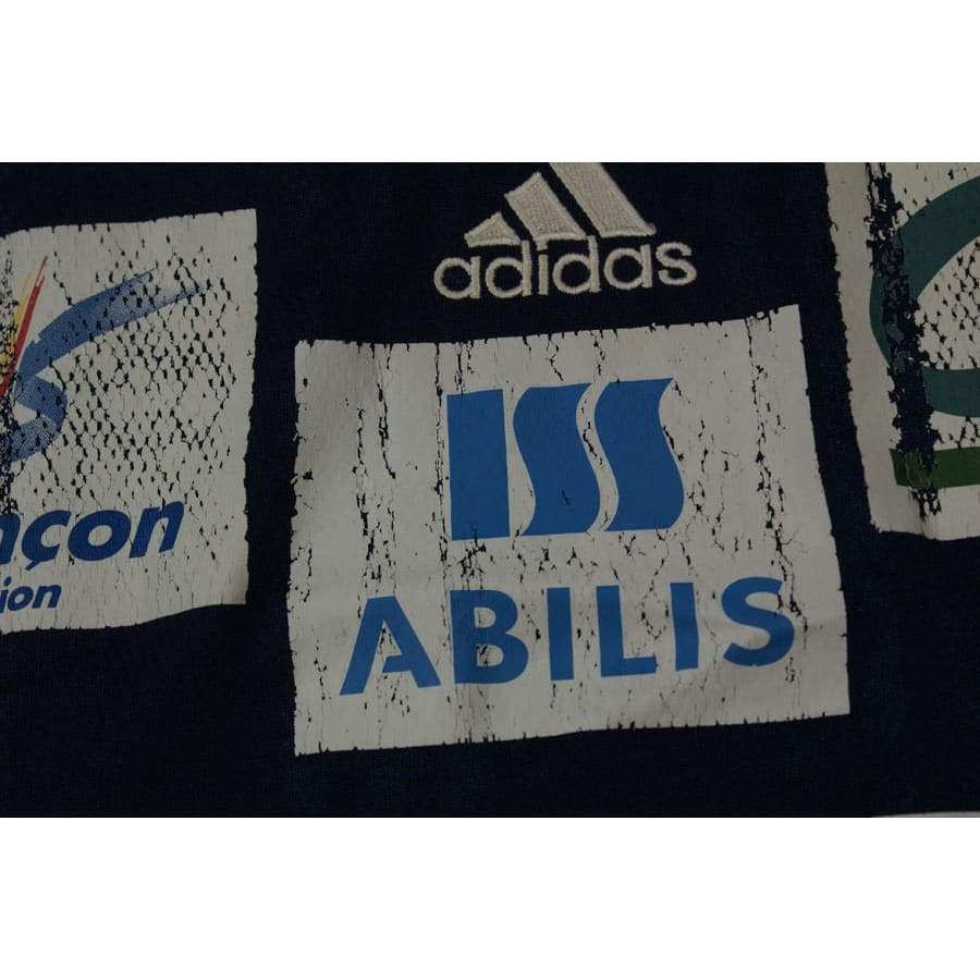 Maillot de football retro Besançon RC N°9 Crédit Agricole 2000-2001 - Adidas - Besançon