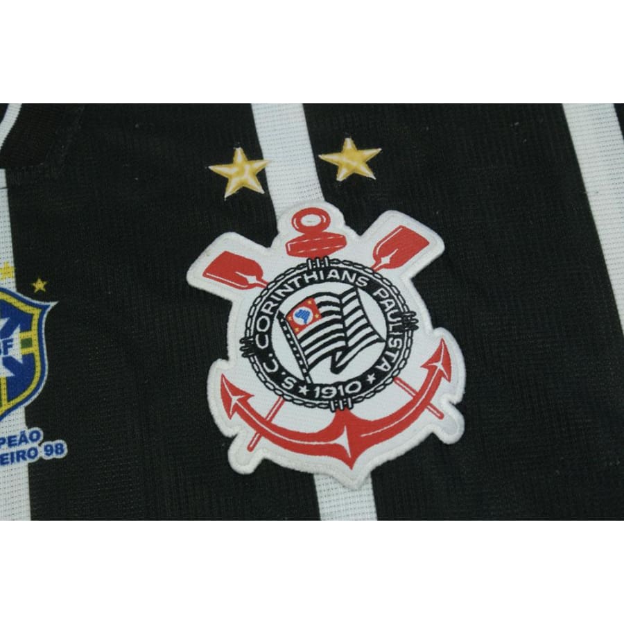 Maillot de football retro Corinthians Paulista N°9 1999-2000 - Topper - Corinthians Paulista