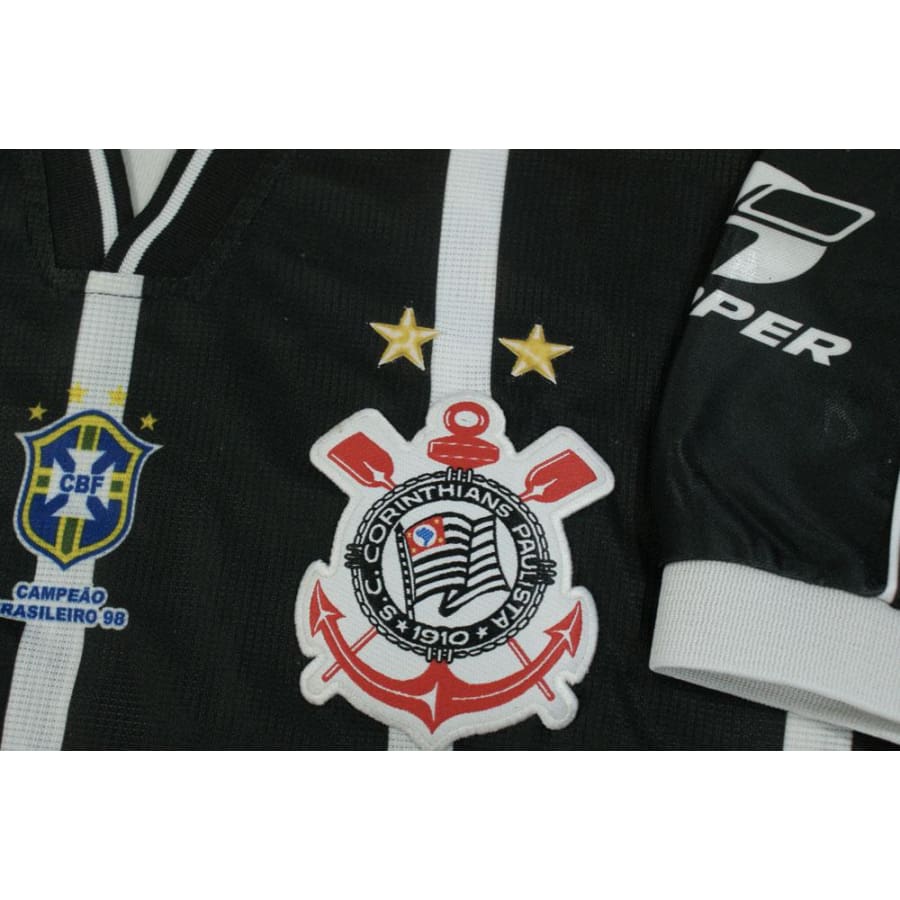 Maillot de football retro Corinthians Paulista N°9 1999-2000 - Topper - Corinthians Paulista