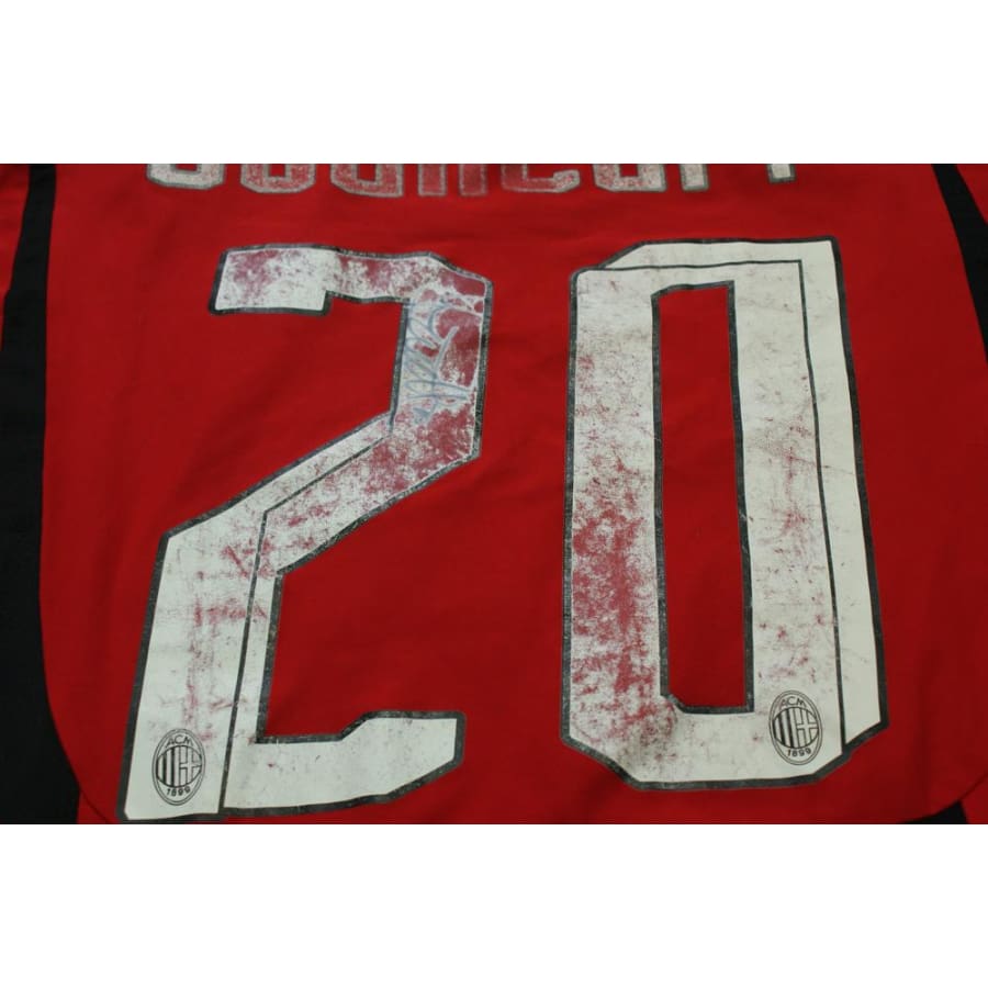 Maillot de football rétro domicile AC Milan N°20 GOURCUFF 2007-2008 - Adidas - Milan AC