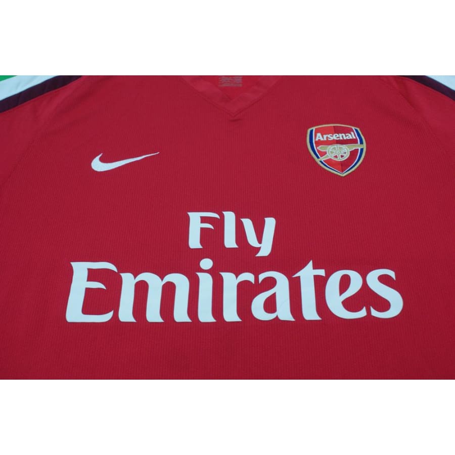 Maillot de football rétro domicile Arsenal FC 2008-2009 - Nike - Arsenal