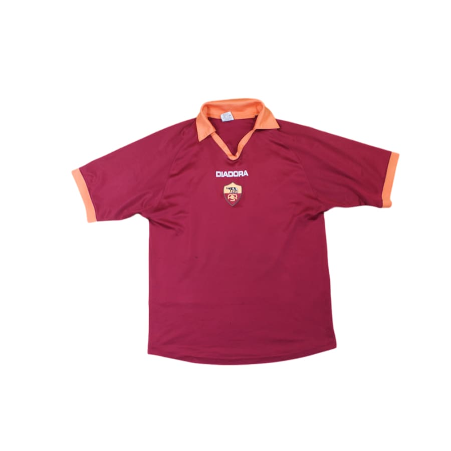 Maillot de football rétro domicile AS Rome N°10 TOTTI années 2000 - Kappa - AS Rome