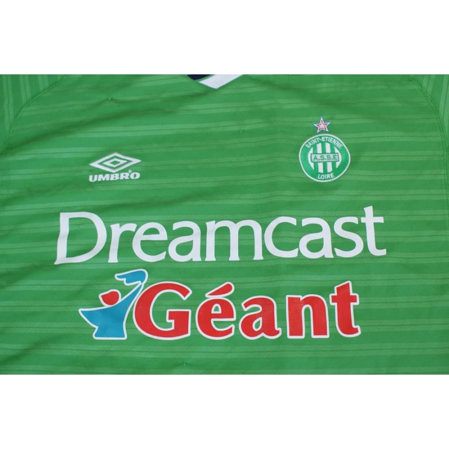 Maillot de football rétro domicile AS Saint-Etienne 2000-2001 - Umbro - AS Saint-Etienne