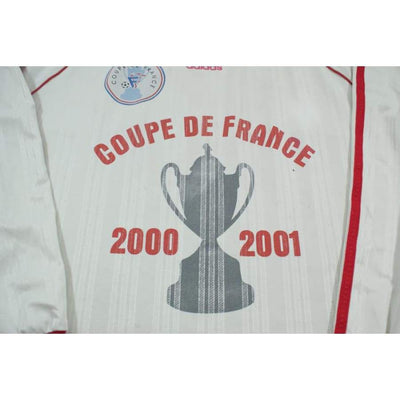 Maillot de football rétro domicile Coupe de France N°10 2000-2001 - Adidas - Coupe de France