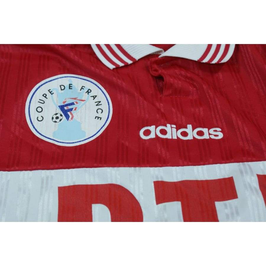 Maillot de football rétro domicile Coupe de France N°10 années 1990 - Adidas - Coupe de France