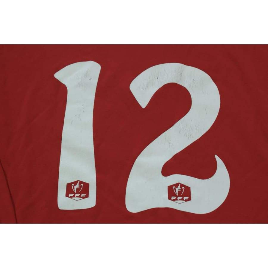 Maillot de football rétro domicile Coupe de France N°12 années 2010 - Nike - Coupe de France