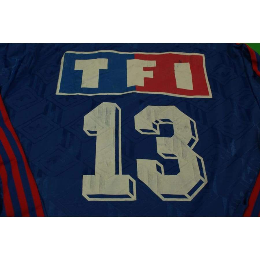 Maillot de football rétro domicile Coupe de France N°13 années 1990 - Adidas - Coupe de France