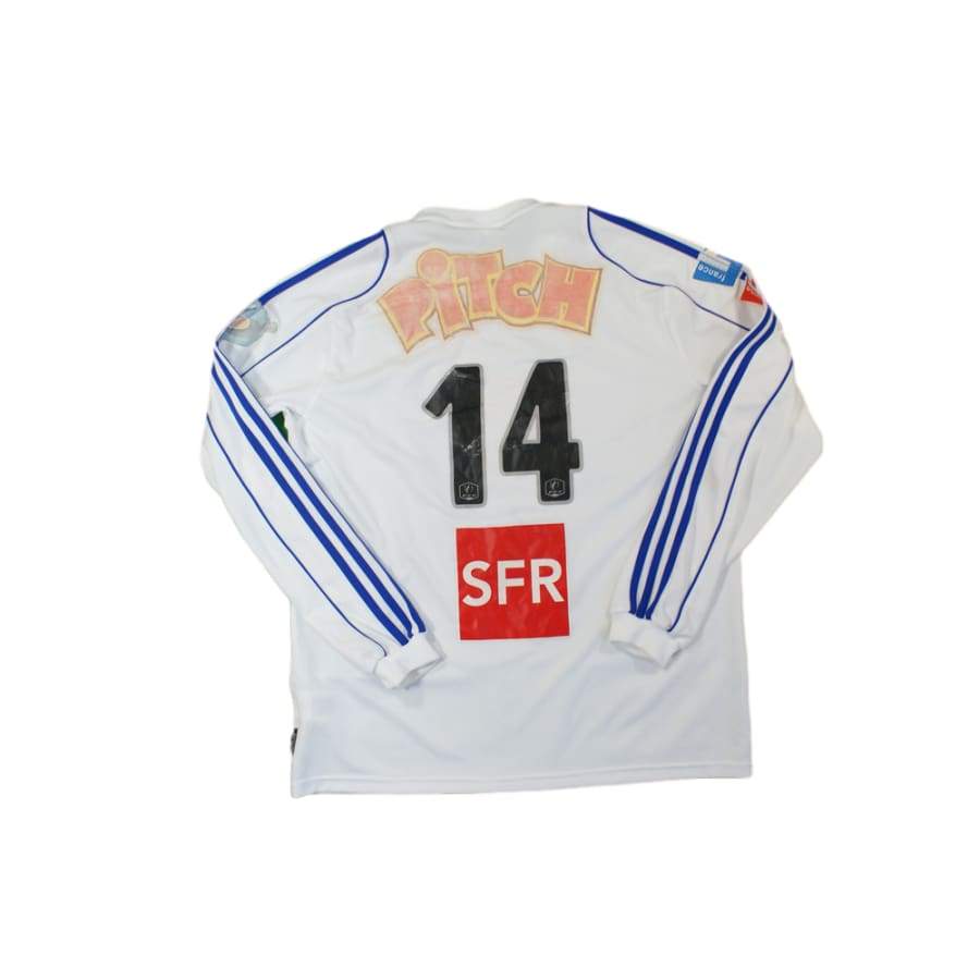 Maillot de football rétro domicile Coupe de France N°14 années 2000 - Adidas - Coupe de France