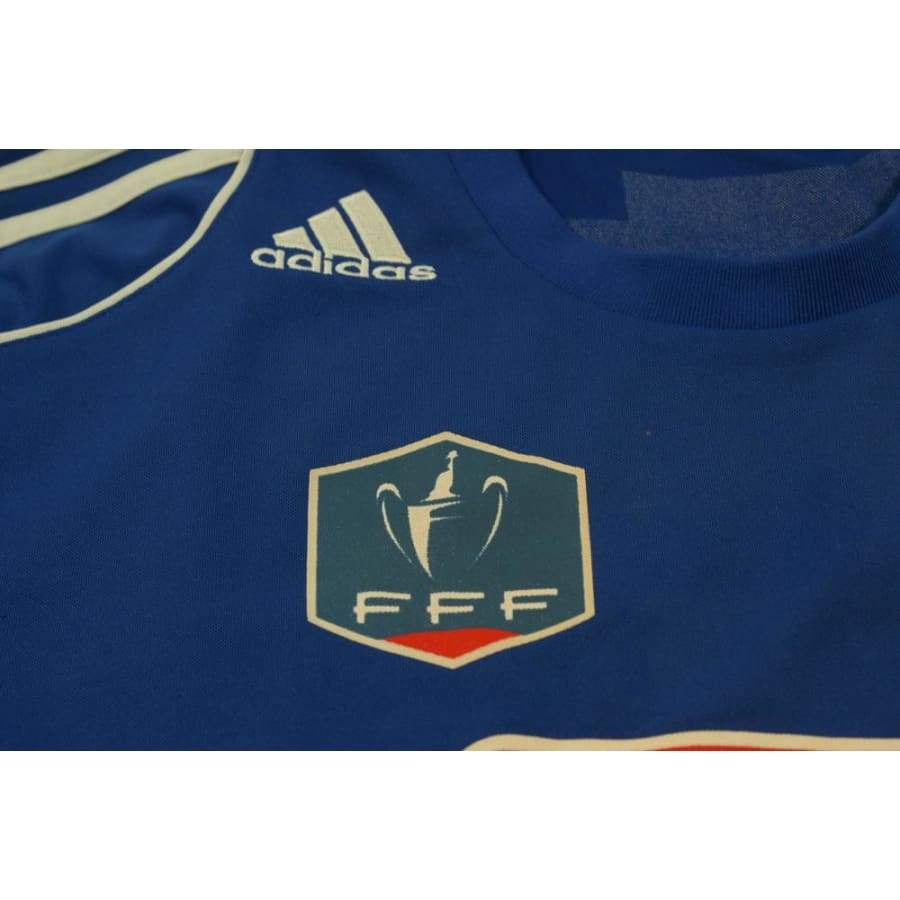 Maillot de football rétro domicile Coupe de France N°7 années 2000 - Adidas - Coupe de France