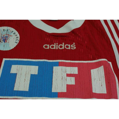 Maillot de football rétro domicile Coupe de France TF1 N°7 années 1990 - Adidas - Coupe de France