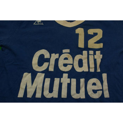 Maillot de football rétro domicile Crédit Mutuel N°12 années 1990 - Le coq sportif - Autres championnats