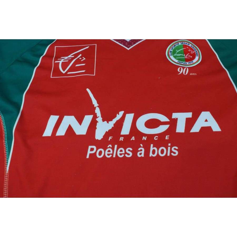 Maillot de football rétro domicile CS Sedan Ardennes N°65 THIERRY 2009-2010 - Duarig - Autres championnats
