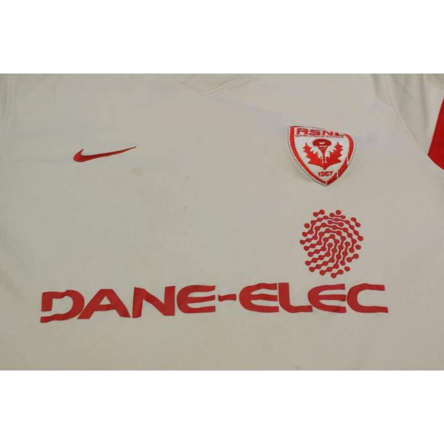 Maillot de football rétro domicile enfant AS Nancy Lorraine N°15 HADJI 2014-2015 - Nike - AS Nancy Lorraine