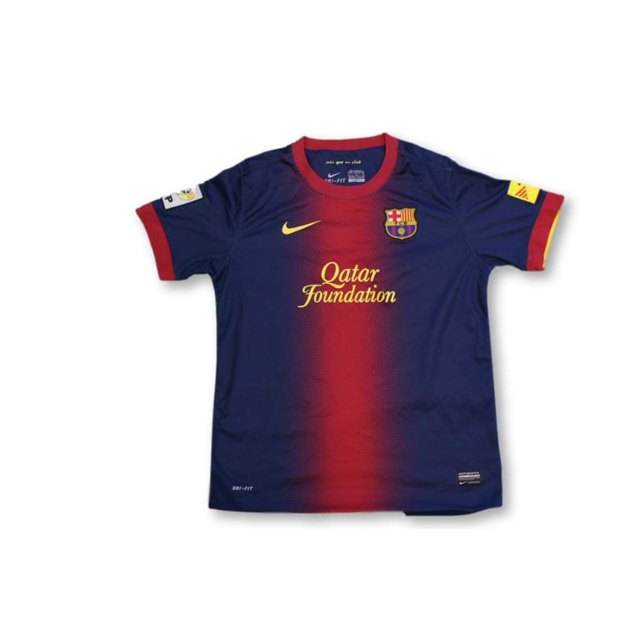 Maillot de football rétro domicile enfant FC Barcelone 2012-2013 - Nike - Barcelone