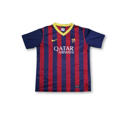 Maillot de football rétro domicile enfant FC Barcelone 2013-2014 - Nike - Barcelone