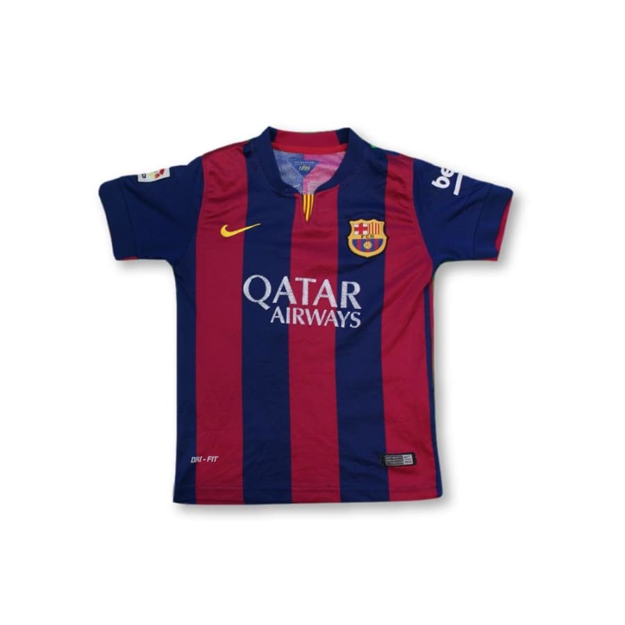 Maillot de football rétro domicile enfant FC Barcelone N°11 NEYMAR JR 2015-2016 - Nike - Barcelone