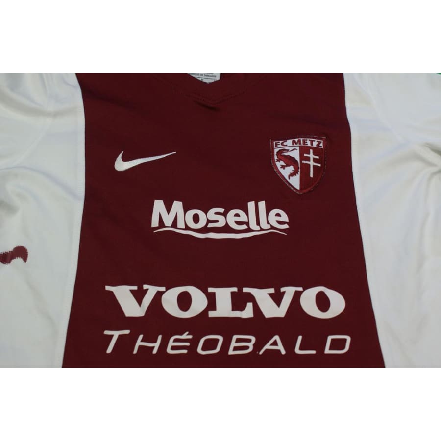 Maillot de football rétro domicile enfant FC Metz 2011-2012 - Nike - FC Metz