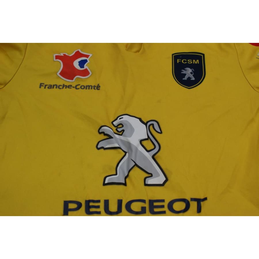 Maillot de football rétro domicile enfant FC Sochaux-Montbéliard 2014-2015 - Lotto - FC Sochaux-Montbéliard