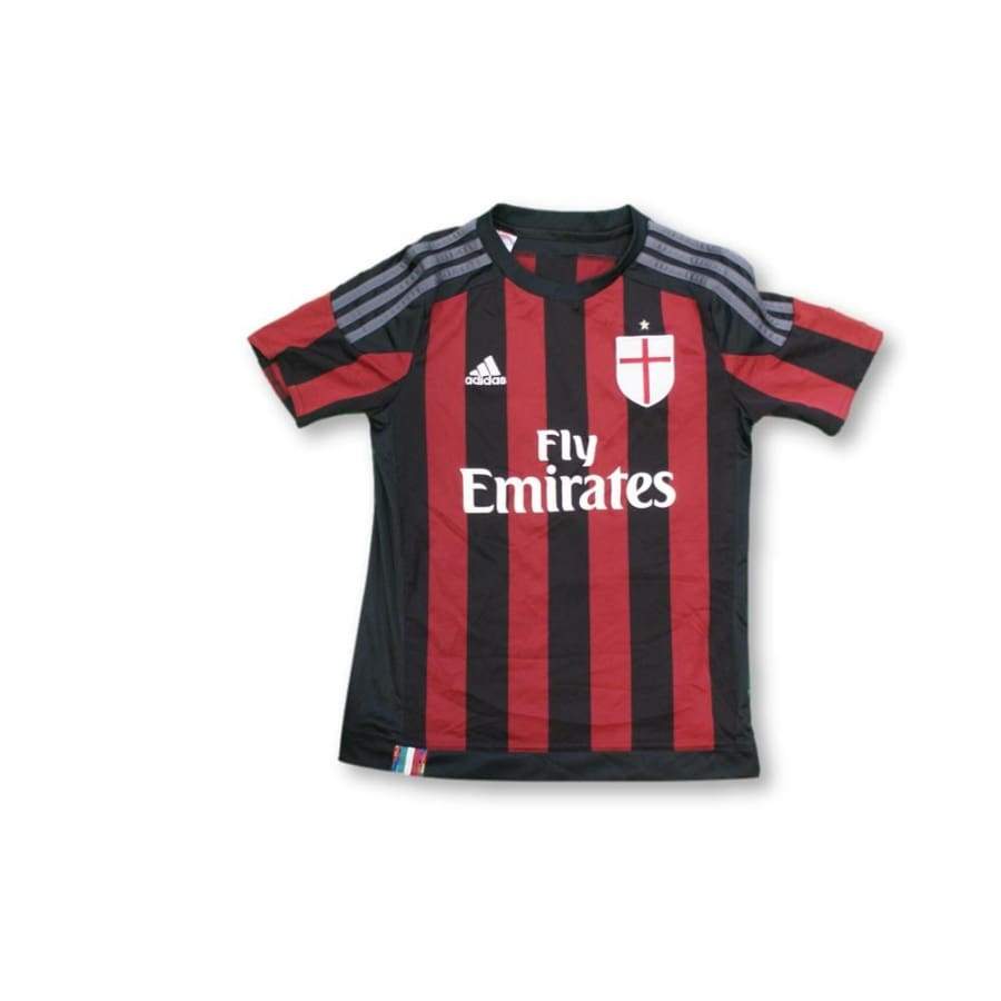Maillot de football rétro domicile enfant Milan AC 2015-2016 - Adidas - Milan AC