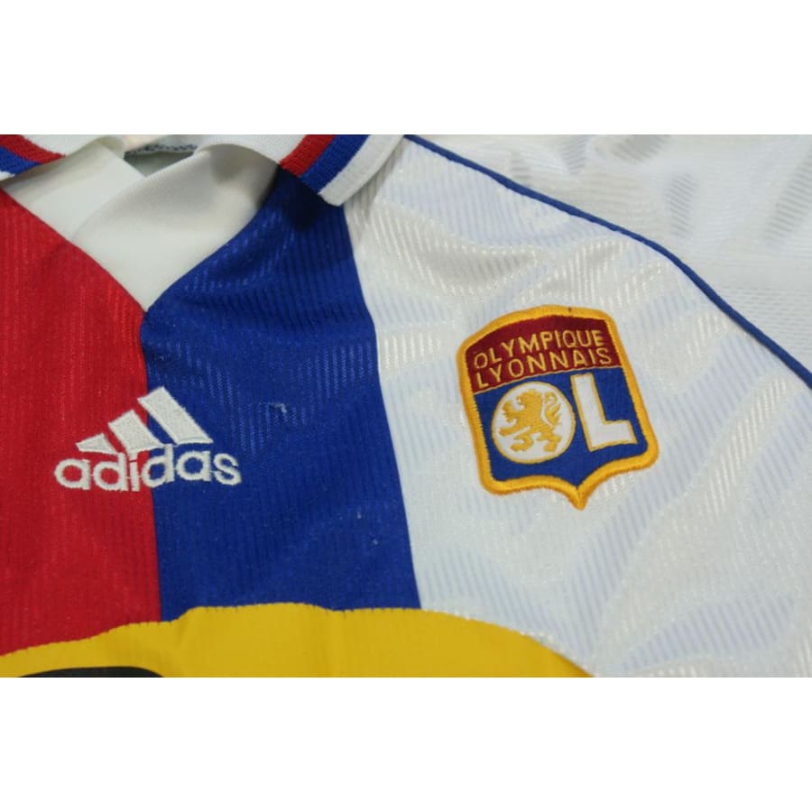 Maillot de football rétro domicile enfant Olympique Lyonnais 2000-2001 - Adidas - Olympique Lyonnais