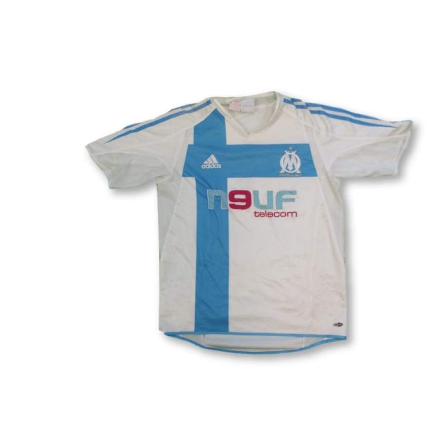Maillot de football rétro domicile enfant Olympique de Marseille 2004-2005 - Adidas - Olympique de Marseille